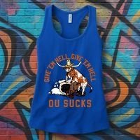 Give Em Hell Give Em Hell Ou Sucks Women's Tank Top thumb 3
