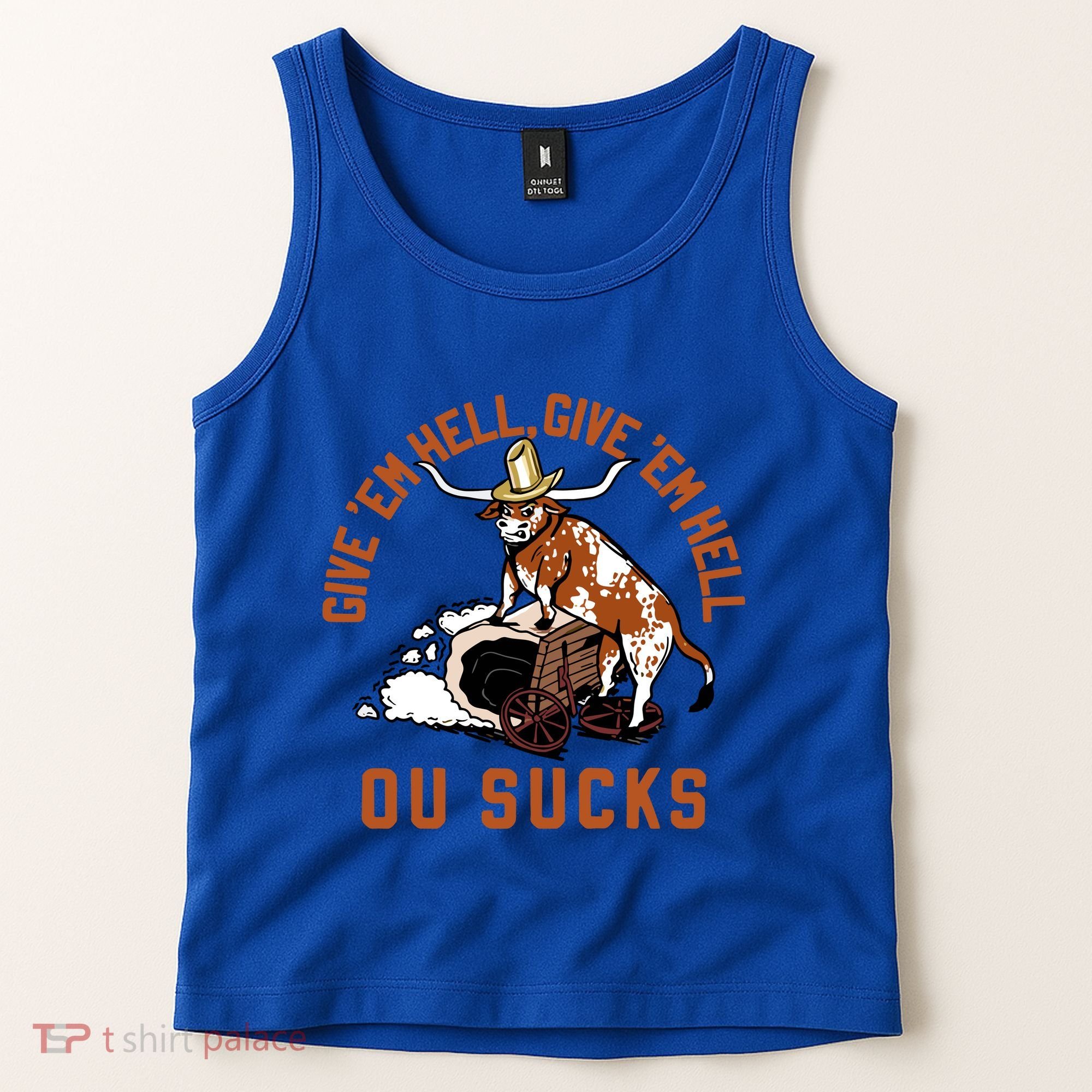 Give Em Hell Give Em Hell Ou Sucks Tank Top