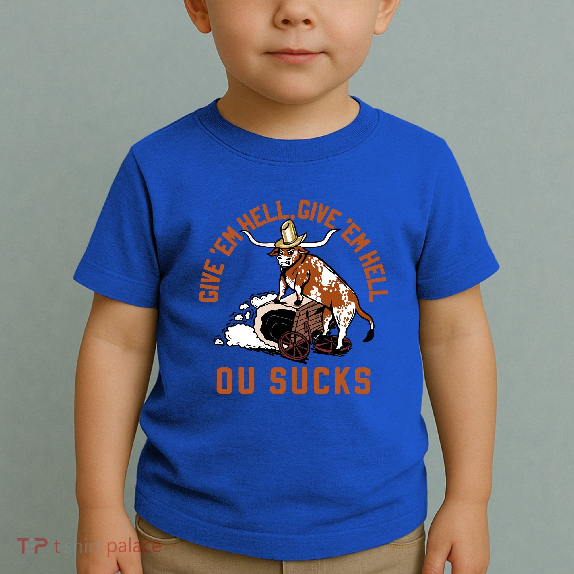 Give Em Hell Give Em Hell Ou Sucks Toddler T-Shirt
