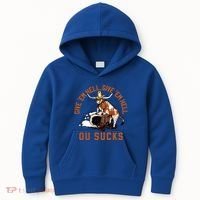 Give Em Hell Give Em Hell Ou Sucks Kids Hoodie thumb 0