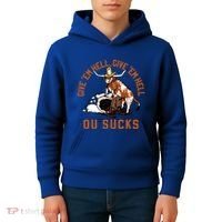 Give Em Hell Give Em Hell Ou Sucks Kids Hoodie thumb 4