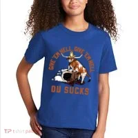Give Em Hell Give Em Hell Ou Sucks Kids T-Shirt thumb 2