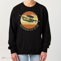 Grumman E-2 Hawkeye Retro Military Aircraft  Women's Sweatshirt thumb 0
