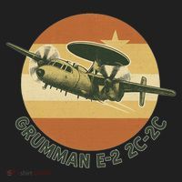 Grumman E-2 Hawkeye Retro Military Aircraft  Women's Sweatshirt thumb 2