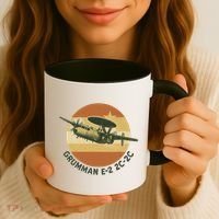 Grumman E-2 Hawkeye Retro Military Aircraft  Coffee Mug thumb 3