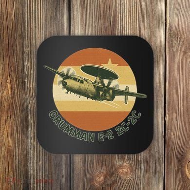 Grumman E-2 Hawkeye Retro Military Aircraft  Coaster