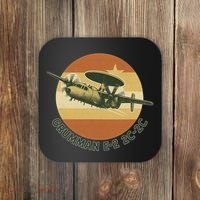 Grumman E-2 Hawkeye Retro Military Aircraft  Coaster thumb 0
