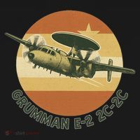 Grumman E-2 Hawkeye Retro Military Aircraft  Women's Hoodie thumb 2