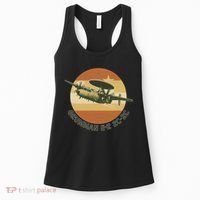 Grumman E-2 Hawkeye Retro Military Aircraft  Women's Tank Top thumb 0