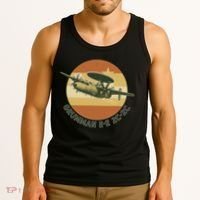 Grumman E-2 Hawkeye Retro Military Aircraft  Tank Top thumb 3