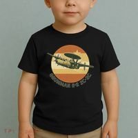 Grumman E-2 Hawkeye Retro Military Aircraft  Toddler T-Shirt thumb 2