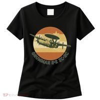 Grumman E-2 Hawkeye Retro Military Aircraft  Women's T-Shirt thumb 0