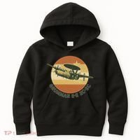 Grumman E-2 Hawkeye Retro Military Aircraft  Kids Hoodie thumb 0