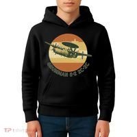 Grumman E-2 Hawkeye Retro Military Aircraft  Kids Hoodie thumb 4