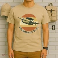 Grumman E-2 Hawkeye Retro Military Aircraft  T-Shirt thumb 6