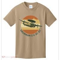 Grumman E-2 Hawkeye Retro Military Aircraft  Kids T-Shirt thumb 0