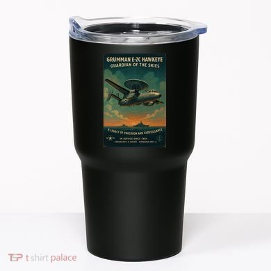 Grumman E-2C Hawkeye Vintage Naval Surveillance Legend  Tumbler