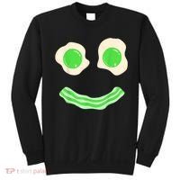 Green Eggs Ham Smile Face St Patrick's Day Sweatshirt thumb 0