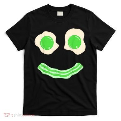 Green Eggs Ham Smile Face St Patrick's Day T-Shirt