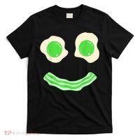 Green Eggs Ham Smile Face St Patrick's Day T-Shirt thumb 0