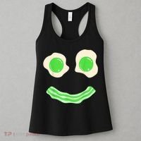 Green Eggs Ham Smile Face St Patrick's Day Women's Tank Top thumb 3
