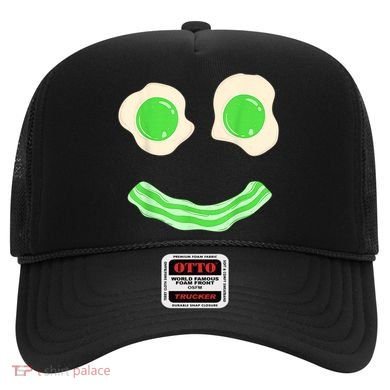 Green Eggs Ham Smile Face St Patrick's Day Hat