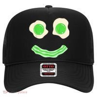 Green Eggs Ham Smile Face St Patrick's Day Hat thumb 0