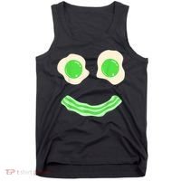Green Eggs Ham Smile Face St Patrick's Day Tank Top thumb 0