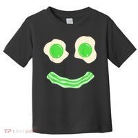 Green Eggs Ham Smile Face St Patrick's Day Toddler T-Shirt thumb 0