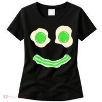 Green Eggs Ham Smile Face St Patrick's Day Women's T-Shirt thumb 0