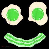Green Eggs Ham Smile Face St Patrick's Day Women's T-Shirt thumb 6