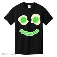 Green Eggs Ham Smile Face St Patrick's Day Kids T-Shirt thumb 0