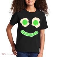 Green Eggs Ham Smile Face St Patrick's Day Kids T-Shirt thumb 2