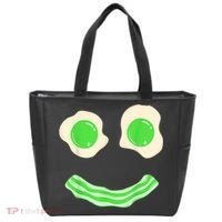 Green Eggs Ham Smile Face St Patrick's Day Tote Bag thumb 0