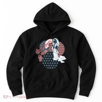 Geisha Fan Parasol Abstract Hoodie thumb 0