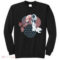 Geisha Fan Parasol Abstract Sweatshirt thumb 0