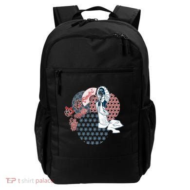 Geisha Fan Parasol Abstract Backpack