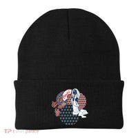 Geisha Fan Parasol Abstract Beanie thumb 0