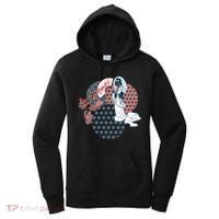 Geisha Fan Parasol Abstract Women's Hoodie thumb 0