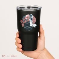 Geisha Fan Parasol Abstract Tumbler thumb 2