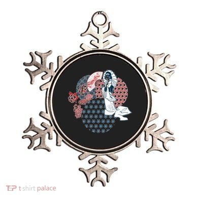 Geisha Fan Parasol Abstract Ornament