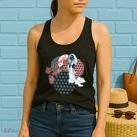 Geisha Fan Parasol Abstract Women's Tank Top thumb 2
