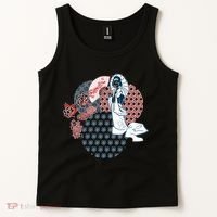 Geisha Fan Parasol Abstract Tank Top thumb 2
