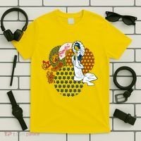 Geisha Fan Parasol Abstract T-Shirt thumb 5