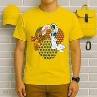 Geisha Fan Parasol Abstract T-Shirt thumb 6