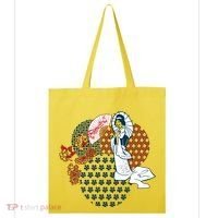 Geisha Fan Parasol Abstract Tote Bag thumb 0