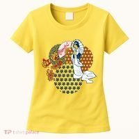 Geisha Fan Parasol Abstract Women's T-Shirt thumb 0