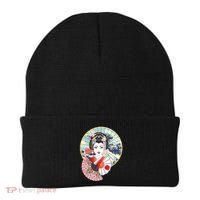 Geisha Great Wave Frame Fans Beanie thumb 0