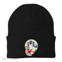 Geisha Great Wave Frame Fans Beanie thumb 0