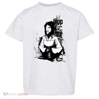 Geisha Japanese Script Greyscale Toddler T-Shirt